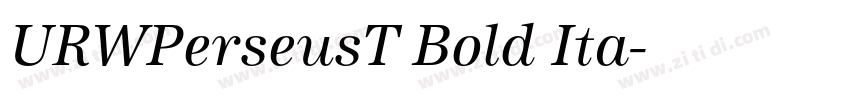 URWPerseusT Bold Ita字体转换 URWPerseusT Bold Ita字体转换